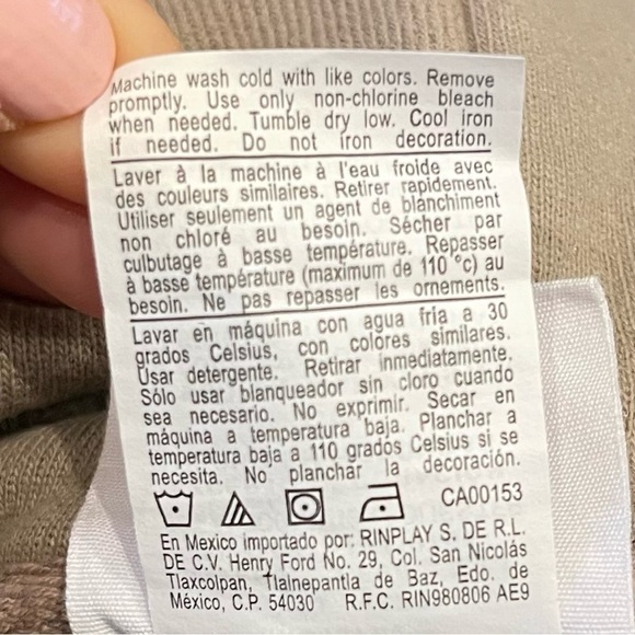 AV: Champion Men's Beige Embroidered Logo Sweatshirts & Hoodies Sz S - Picture 4 of 11